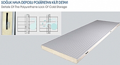 SOGUK HAVA DEPOSU POLI�RETAN KILID DETAYI